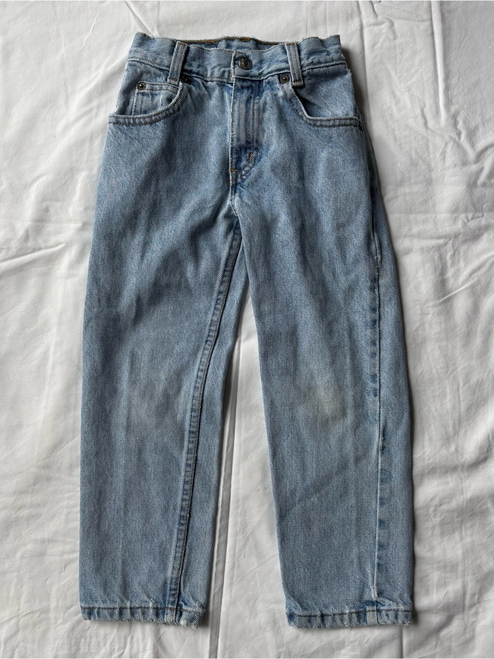 Vintage 90s Lightwash Straight-Leg "Classic Fit" Jeans by Gap Kids - Size 5 Slim
